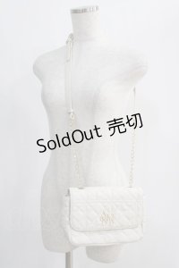 An MILLE / キルティングショルダーバッグ Free オフホワイト H-24-12-23-1003-EL-BG-NS-ZH