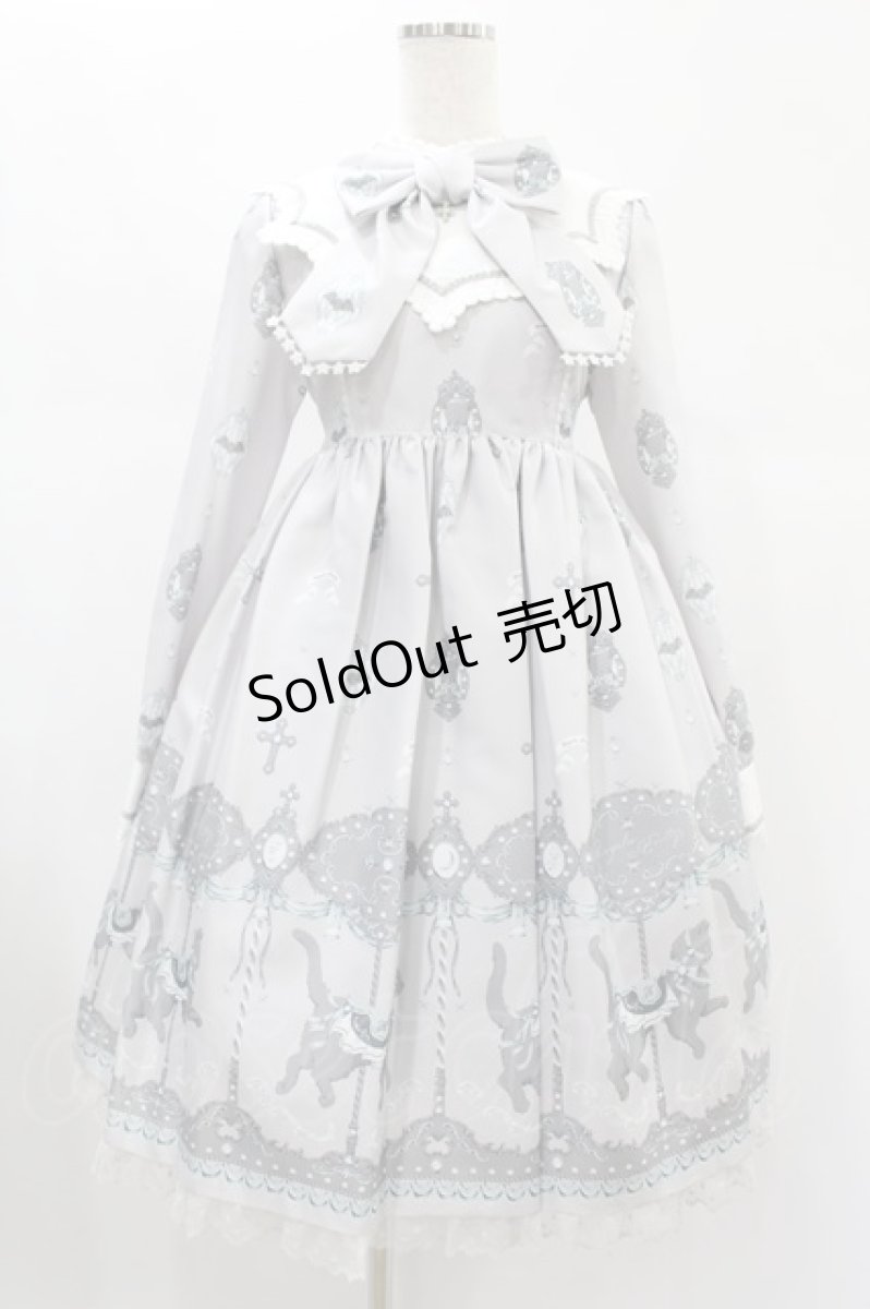 画像1: Angelic Pretty / Dream Cat Go RoundワンピースSet Free グレー H-24-12-24-1014-AP-OP-NS-ZH (1)