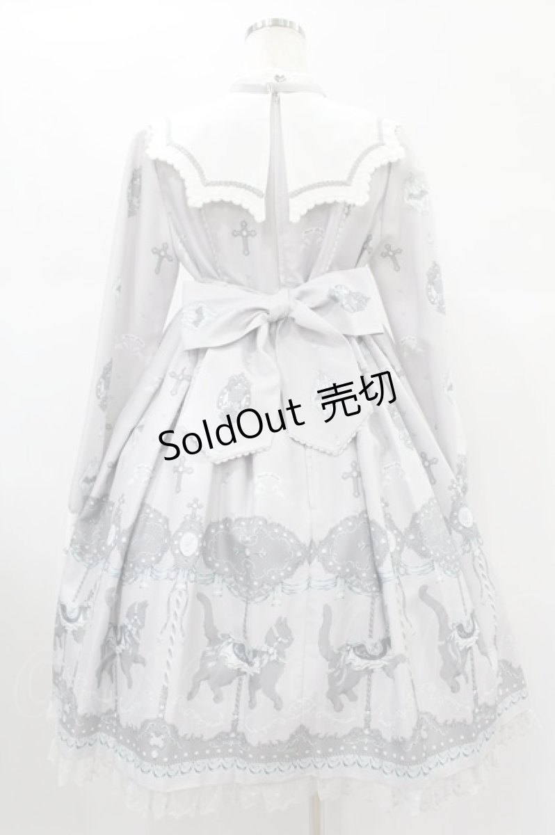 画像2: Angelic Pretty / Dream Cat Go RoundワンピースSet Free グレー H-24-12-24-1014-AP-OP-NS-ZH (2)