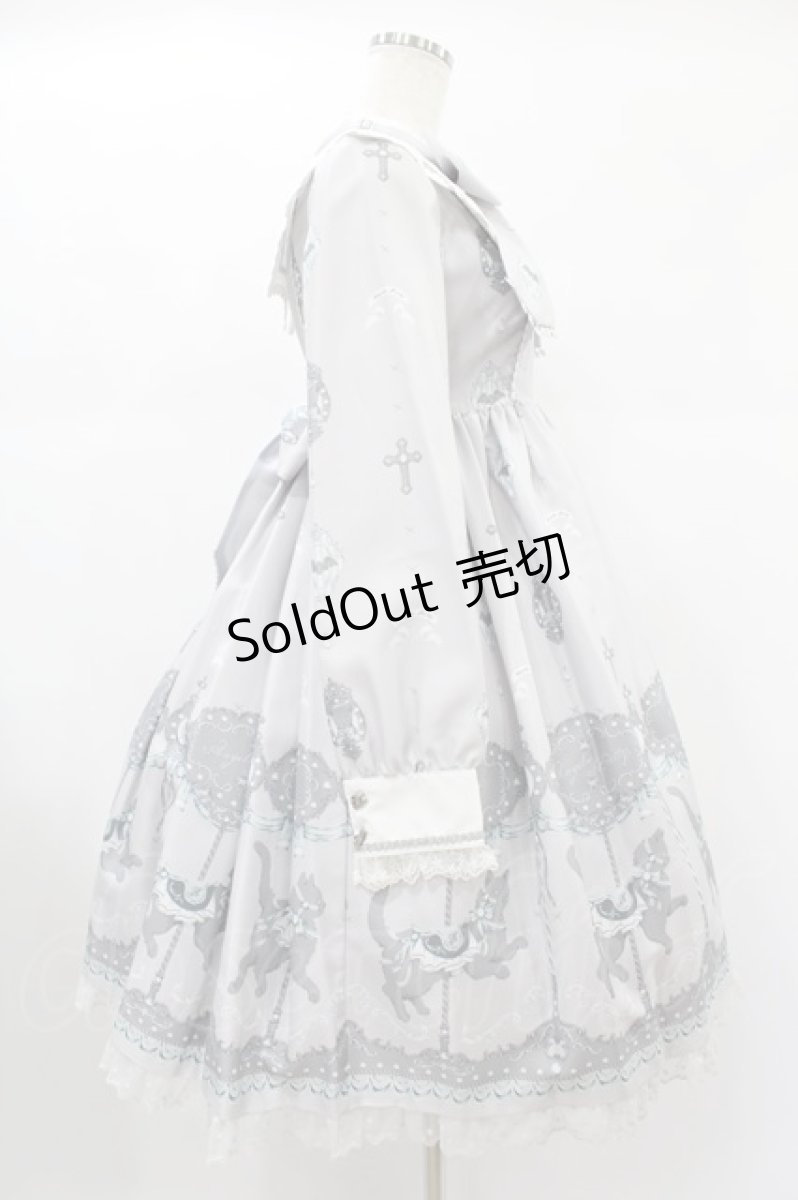 画像3: Angelic Pretty / Dream Cat Go RoundワンピースSet Free グレー H-24-12-24-1014-AP-OP-NS-ZH (3)
