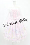 Angelic Pretty / Cotton Candy Shop ジャンパースカートSet Free ピンク H-24-12-24-1015-AP-OP-NS-ZH