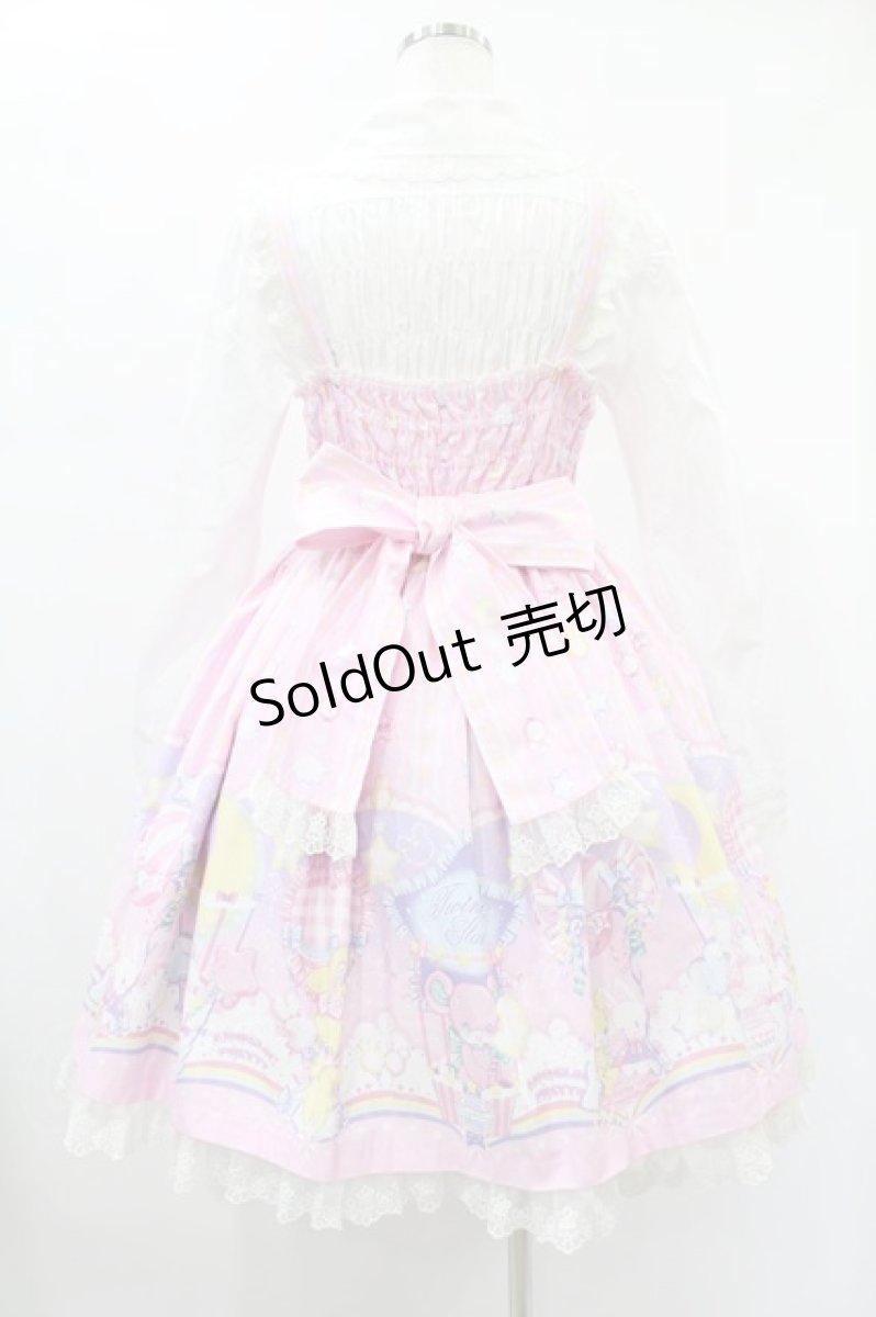 画像2: Angelic Pretty / Cotton Candy Shop ジャンパースカートSet Free ピンク H-24-12-24-1015-AP-OP-NS-ZH (2)