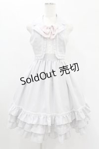 Angelic Pretty / 女学院ジャンパースカート Free グレー H-24-12-24-1021-AP-OP-NS-ZH