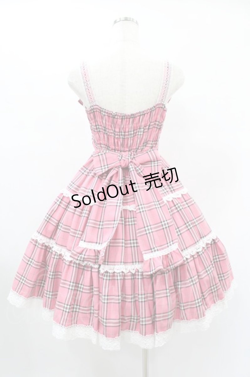 画像2: Angelic Pretty / 肩リボンジャンパースカート Free ピンク H-24-12-24-1023-AP-OP-NS-ZH (2)