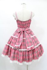 画像2: Angelic Pretty / 肩リボンジャンパースカート Free ピンク H-24-12-24-1023-AP-OP-NS-ZH (2)