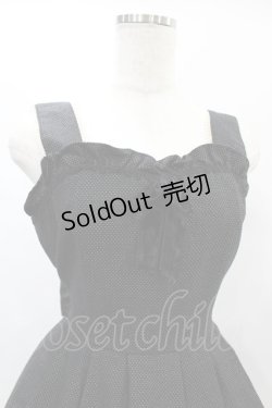 画像4: Moi-meme-Moitie / ドットリボンジャンパースカート  黒 H-24-12-24-023-MO-OP-KB-ZH