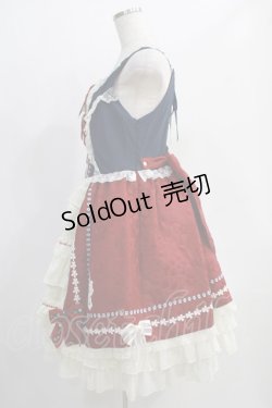 画像5: BABY,THE STARS SHINE BRIGHT / おとぎの国の赤ずきんちゃんジャンパースカート(ケープセット) Free エンジ/ネイビー H-24-12-25-046-BA-OP-NS-ZH