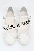 F&A / リボンストラップパンプス L（24.5〜25cm） アイボリー H-24-12-25-1056-LO-SH-NS-ZH