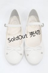 F&A / リボンストラップパンプス L（24.5〜25cm） アイボリー H-24-12-25-1056-LO-SH-NS-ZH