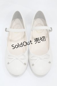 F&A / リボンストラップパンプス L（24.5〜25cm） アイボリー H-24-12-25-1056-LO-SH-NS-ZH
