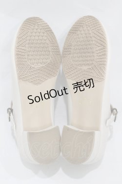 画像3: F&A / リボンストラップパンプス L（24.5〜25cm） アイボリー H-24-12-25-1056-LO-SH-NS-ZH