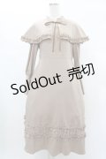 FLC / MINA*ケープワンピース M ベージュ H-24-12-25-1022-0-OP-NS-ZH
