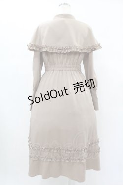 画像2: FLC / MINA*ケープワンピース M ベージュ H-24-12-25-1022-0-OP-NS-ZH