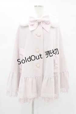 画像1: Angelic Pretty / Grace Frillケープ Free ピンク H-24-12-25-1004-AP-CO-NS-ZH