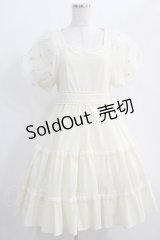 mellfy memory / Fleur Candyワンピース M アイボリー H-24-12-25-010-LO-OP-NS-ZH
