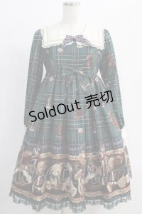 Angelic Pretty / British Bearワンピース Free グリーン H-24-12-25-002-AP-OP-NS-ZH