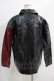 画像3: NieR Clothing / フェイクレザージャケット  黒×赤 H-24-12-26-033-PU-JA-KB-ZH (3)