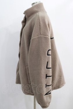 画像2: NieR Clothing / 軽量ふわもこボアアウター  ブラウン H-24-12-26-037-PU-CO-KB-ZT-C042