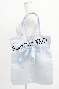 Maison de FLEUR / リボントートバッグ  サックス H-24-12-26-1001-LO-BG-NS-ZH