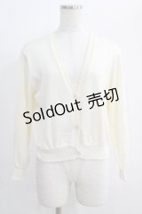 F&A / クリアマーガレット釦UVカットニットカーディガン Free オフ H-24-12-26-1036-LO-TO-NS-ZH