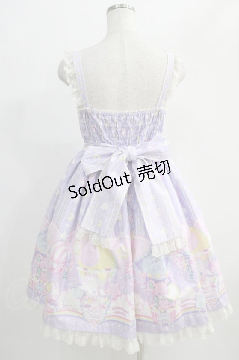 画像3: Angelic Pretty / Cotton Candy Shop ジャンパースカートSet Free ラベンダー H-24-12-26-1043-AP-OP-NS-ZH (3)