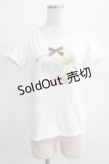 Fi.n.t / ドーナツプリントTシャツ Free オフ H-24-12-26-1032-CA-TS-NS-ZH