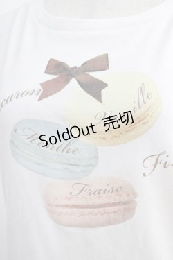 画像4: Fi.n.t / ドーナツプリントTシャツ Free オフ H-24-12-26-1032-CA-TS-NS-ZH