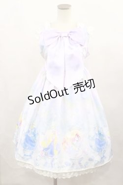 画像1: Angelic Pretty / Fairy Seasonディズニープリンセスジャンパースカート Free ラベンダー H-24-12-27-1005-AP-OP-NS-ZH
