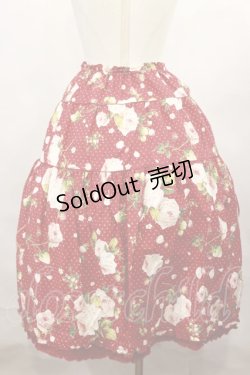 画像3: PINK HOUSE / Berry Roseプリントミディスカート Free レッド H-24-12-27-1001-LO-SK-NS-ZH