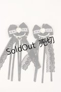 LIZ LISA / パールアクセ2コセットクリップ  ブラック H-24-12-27-1030-LO-AC-NS-ZH