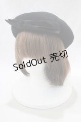 m petit by misako / AMリボンサーモベレー  ブラック H-24-12-28-1072-LO-AC-NS-ZH