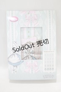 Angelic Pretty / Upside Down Story アリス タイツ  サックス H-24-12-29-1031-AP-ZA-NS-ZH