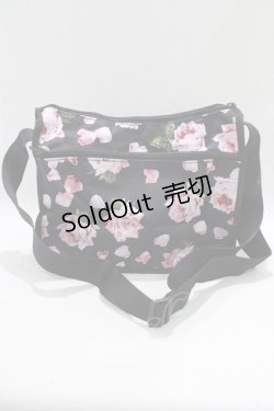 画像3: PINK HOUSE / ローズ柄ショルダーバッグ  ブラック H-24-12-29-1032-LO-BG-NS-ZH