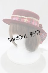 ALICE and the PIRATES / Royal crown カンカン帽  ボルドー H-24-12-29-1022-PA-AC-NS-ZH