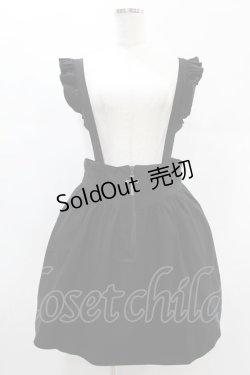 画像1: KILL STAR / YUNA SUSPENDER SKIRT M ブラック H-24-12-29-2014-SL-SK-KB-ZI