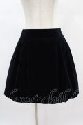 Jane Marple / コットンベルベットのタックスカート  ネイビー H-24-12-29-2021-JM-SK-KB-ZT411