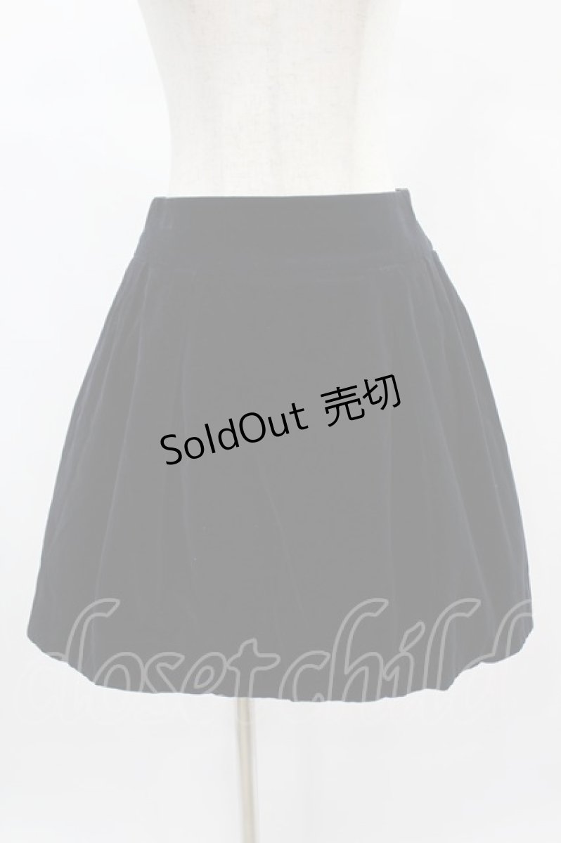 画像1: 【SALE】Jane Marple / コットンベルベットのタックスカート  ネイビー H-24-12-29-2021-JM-SK-KB-ZT411 (1)