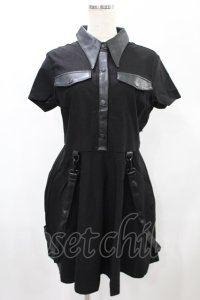 KILL STAR / MENACE COLLAR DRESS L ブラック H-25-01-02-2019-SL-OP-KB-ZS