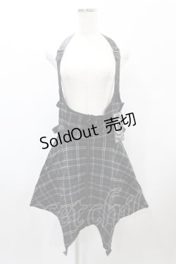 画像1: KILL STAR / DAZED&CONFUSED SUSPENDER SKIRT L ブラック H-25-01-02-2022-SL-SK-KB-ZH