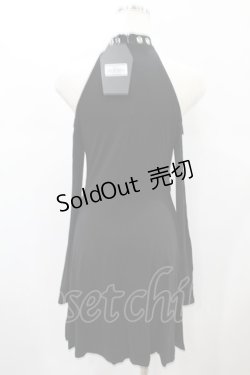画像2: KILL STAR / HELTER LONG SLEEVE DRESS XS ブラック H-25-01-02-2002-SL-OP-KB-ZI