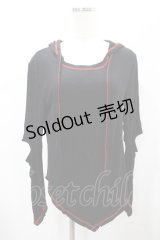 KILL STAR / AVATAR HOOD TOP M ブラック H-25-01-02-2040-SL-TO-KB-ZH