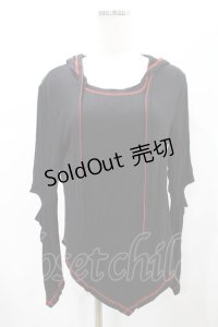 KILL STAR / AVATAR HOOD TOP M ブラック H-25-01-02-2040-SL-TO-KB-ZH