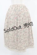 Jane Marple Dans Le Salon / ローズプリーツスカート  ベージュ H-25-01-02-033-JM-SK-KB-ZH