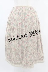 Jane Marple Dans Le Salon / ローズプリーツスカート  ベージュ H-25-01-02-033-JM-SK-KB-ZH