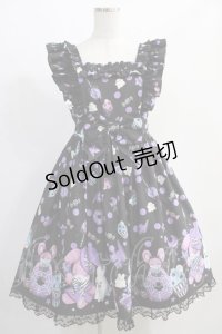 Angelic Pretty / Happy Treat Partyジャンパースカート Free ブラック H-25-01-03-001-AP-OP-NS-ZH