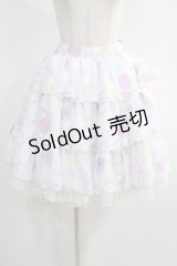 Angelic Pretty / Fluffy Puff Bunnyスカート Free オフ H-25-01-03-024-AP-SK-NS-ZH