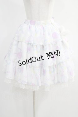 画像1: Angelic Pretty / Fluffy Puff Bunnyスカート Free オフ H-25-01-03-024-AP-SK-NS-ZH
