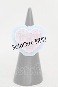 Angelic Pretty / MELODY TOYSハートリング  ピンク/サックス H-25-01-03-1007-AP-AC-NS-ZH