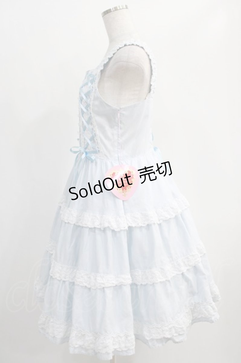 画像2: BABY,THE STARS SHINE BRIGHT / ミルフィーユジャンパースカート Free サックス H-25-01-03-009-BA-OP-NS-ZH (2)
