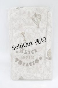 ALICE and the PIRATES / アリスと機械仕掛けのワンダータイムトラベル柄プリントタイツ  アイボリー H-25-01-04-068-PA-ZA-NS-ZH